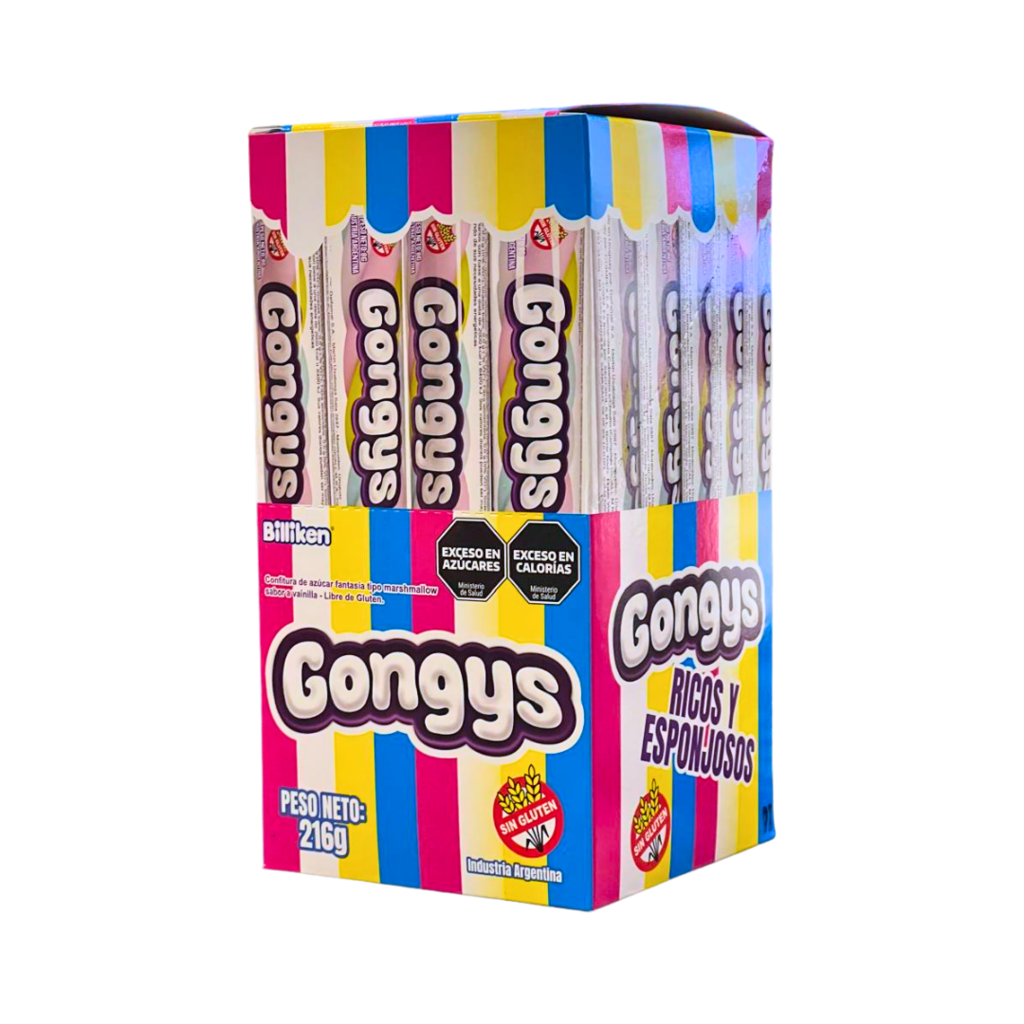 Gongys Malvaviscos Stick Vainilla x12g (8x18)