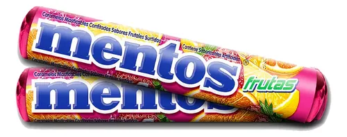 Pastilla Mentos Fruta 24x12x354g