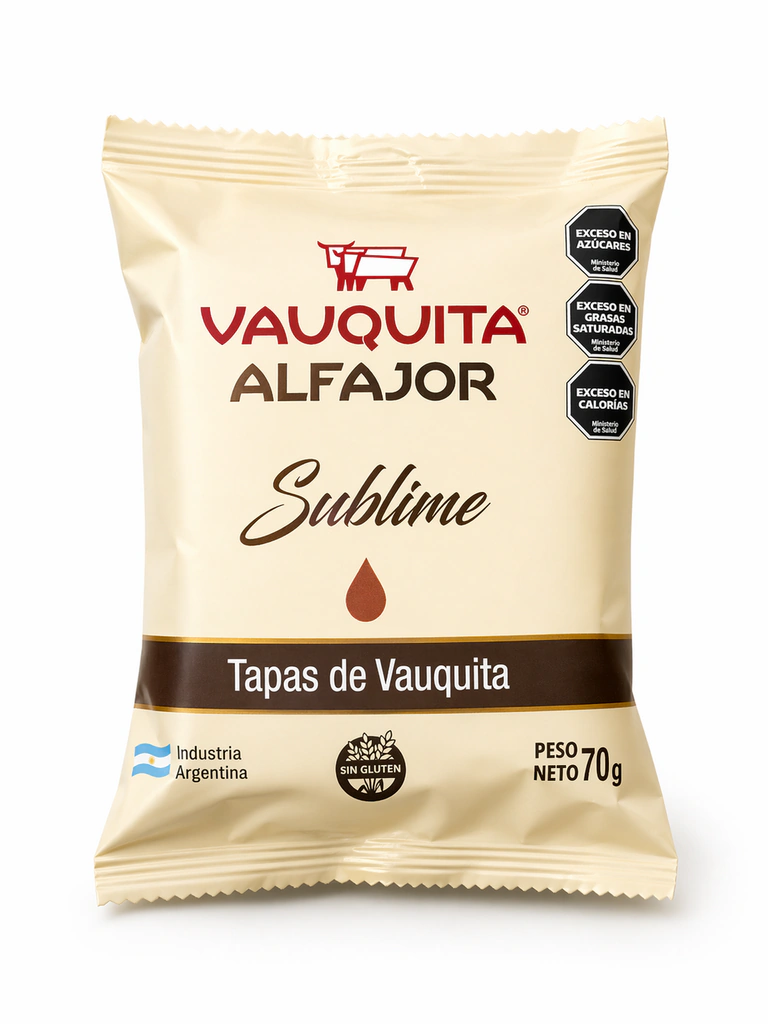 Alfajor Vauquita Sublime x70g (3x12)