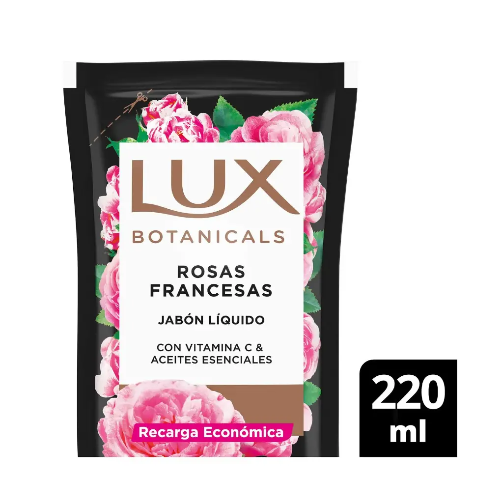 Lux Jabon Líquido Rosas Francesas DP x220ml (x12)