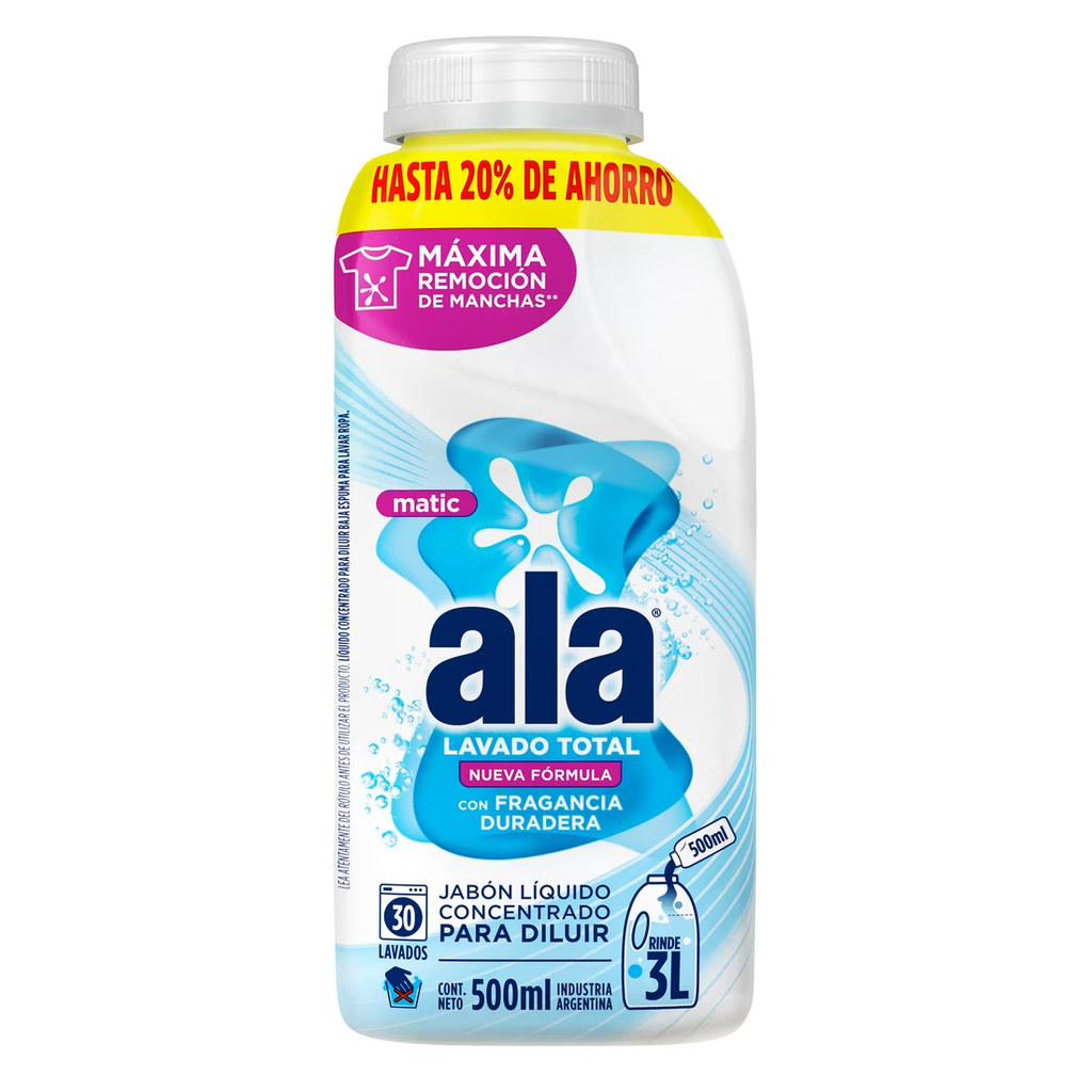 Ala Jabón Liquido Para Diluir x500ml (x12)