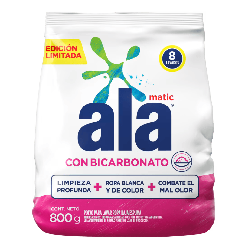 Ala Matic Jabón en Polvo con Bicarbonato x400g (x24)