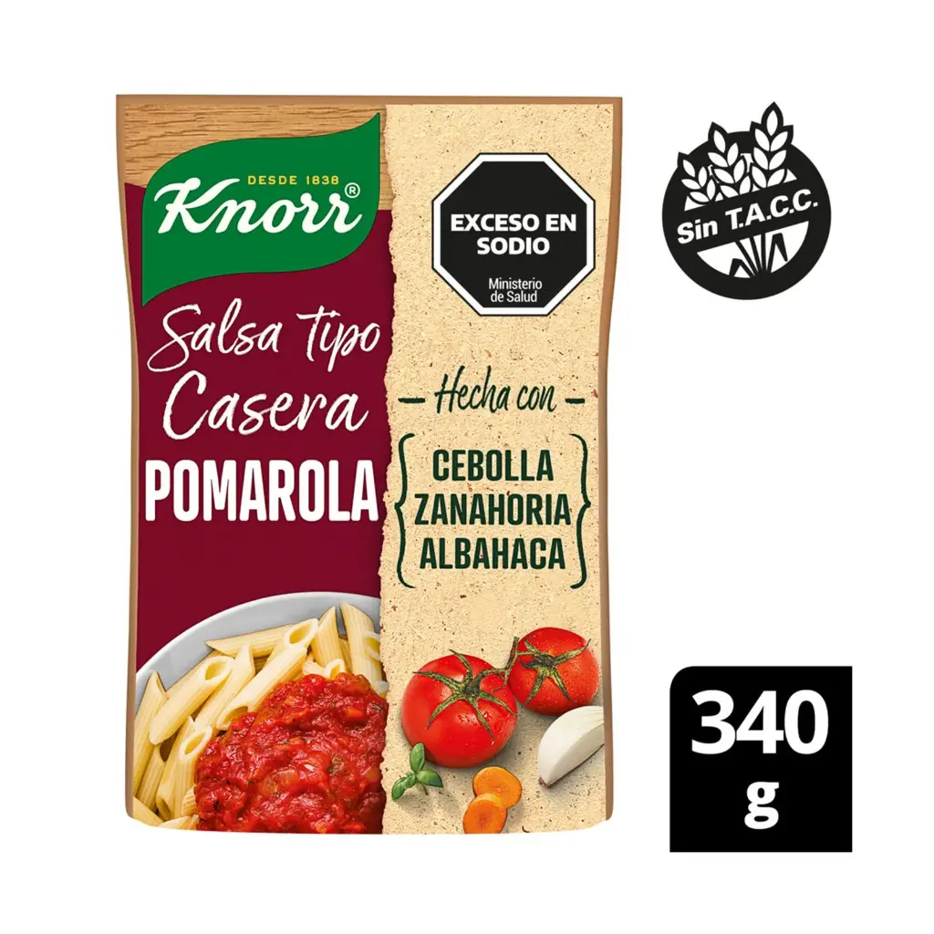 Salsa Knorr Pomarola x340g (x24)