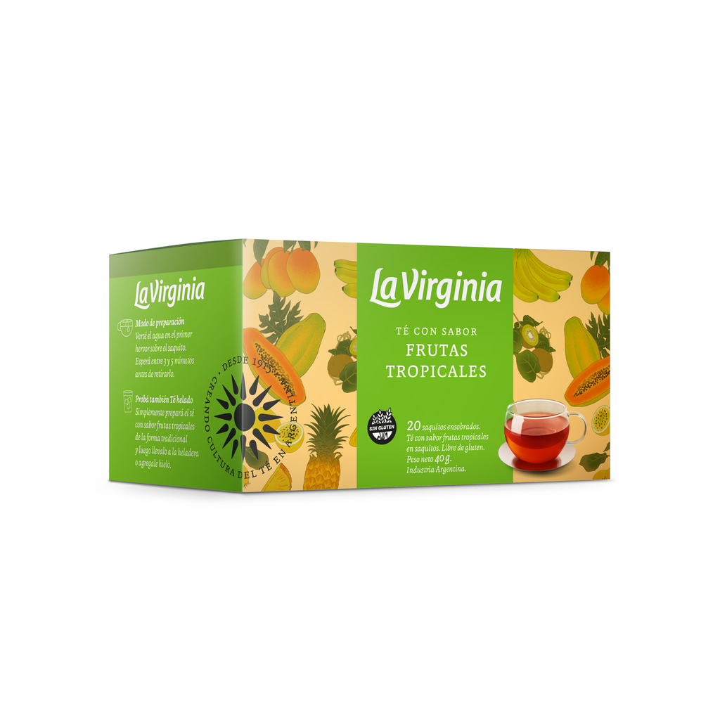 Té Saborizado Frutas Tropicales La Virginia x20u (x6)