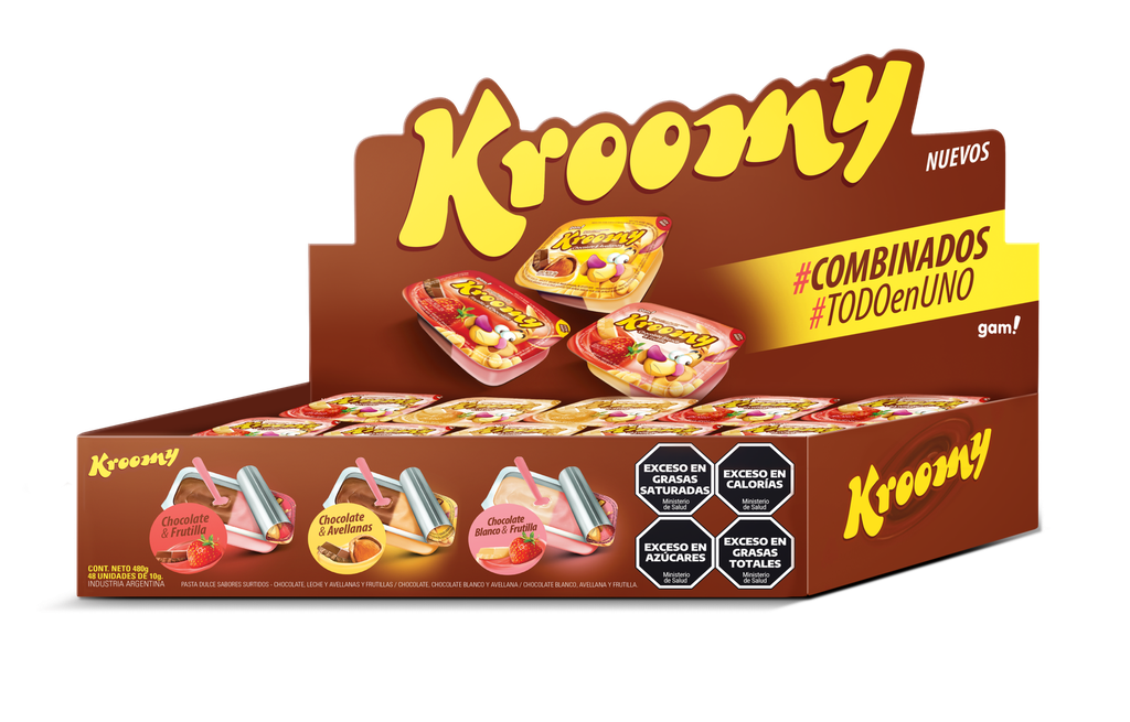 Crema Kroomy Combinados 48x10g (x24)