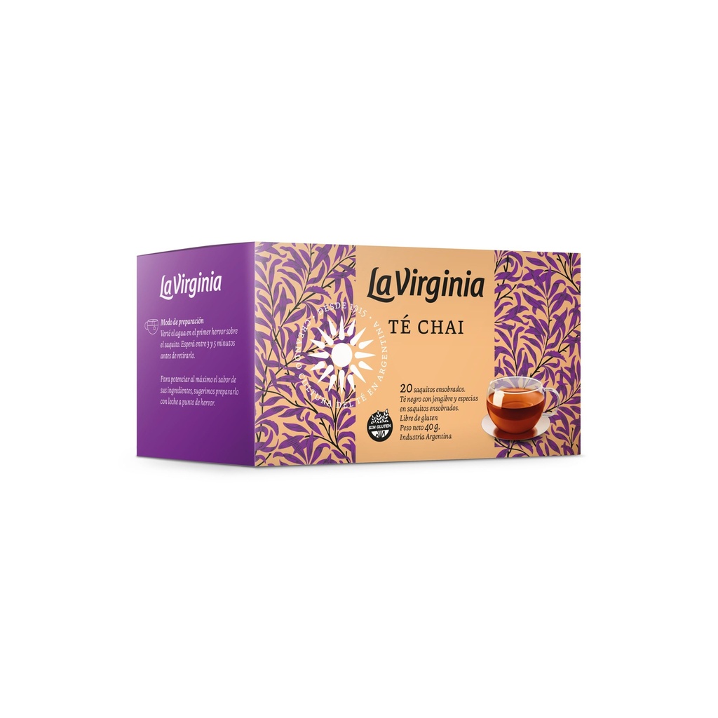Té Chai La Virginia x20u (x6)