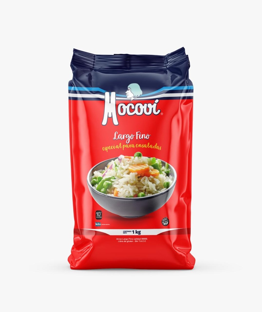Arroz Mocoví Largo Fino 00000 Laminado x1kg (x10)