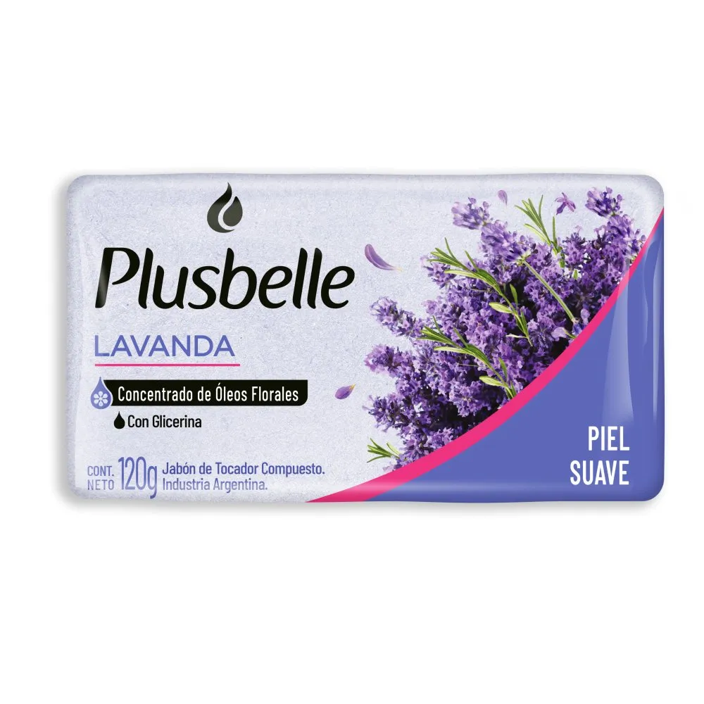 Jabón Plusbelle Lavanda x120g (x81)