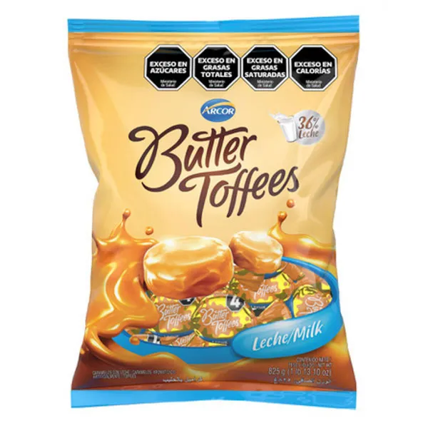 Caramelo Butter Toffees Leche x825g (x6)