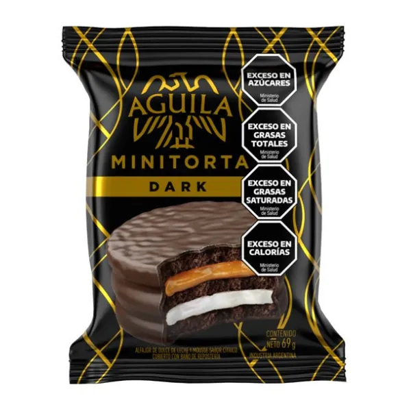 Alfajor Minitorta Águila Dark x69g (x21)
