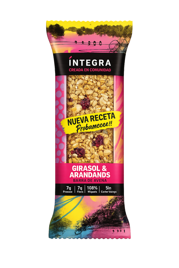 Barra Integra Avena, Girasol y Arándanos x41g (16x10)