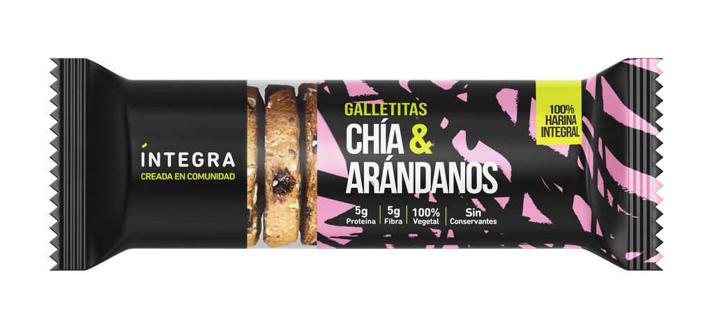 Galletitas Integra Arándanos y Chía x200g (x30)