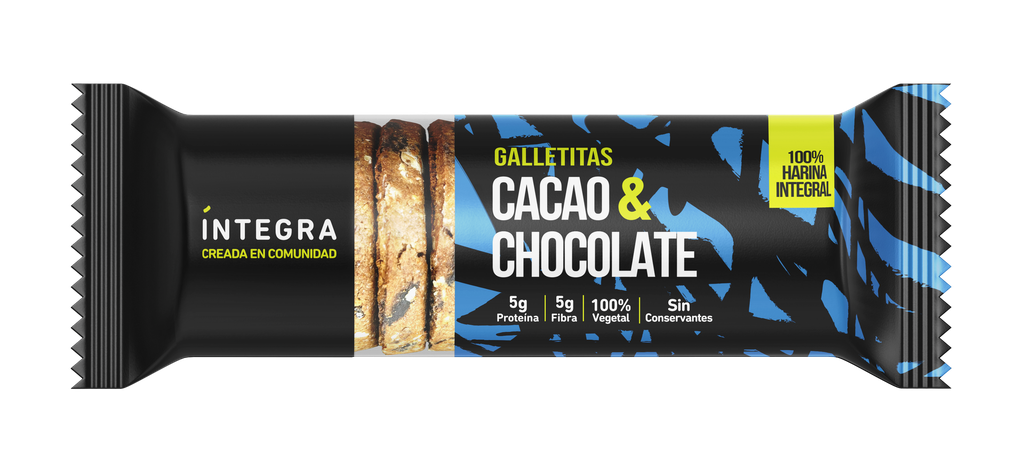 Galletitas Integra Cacao y Chocolate x200g (x30)