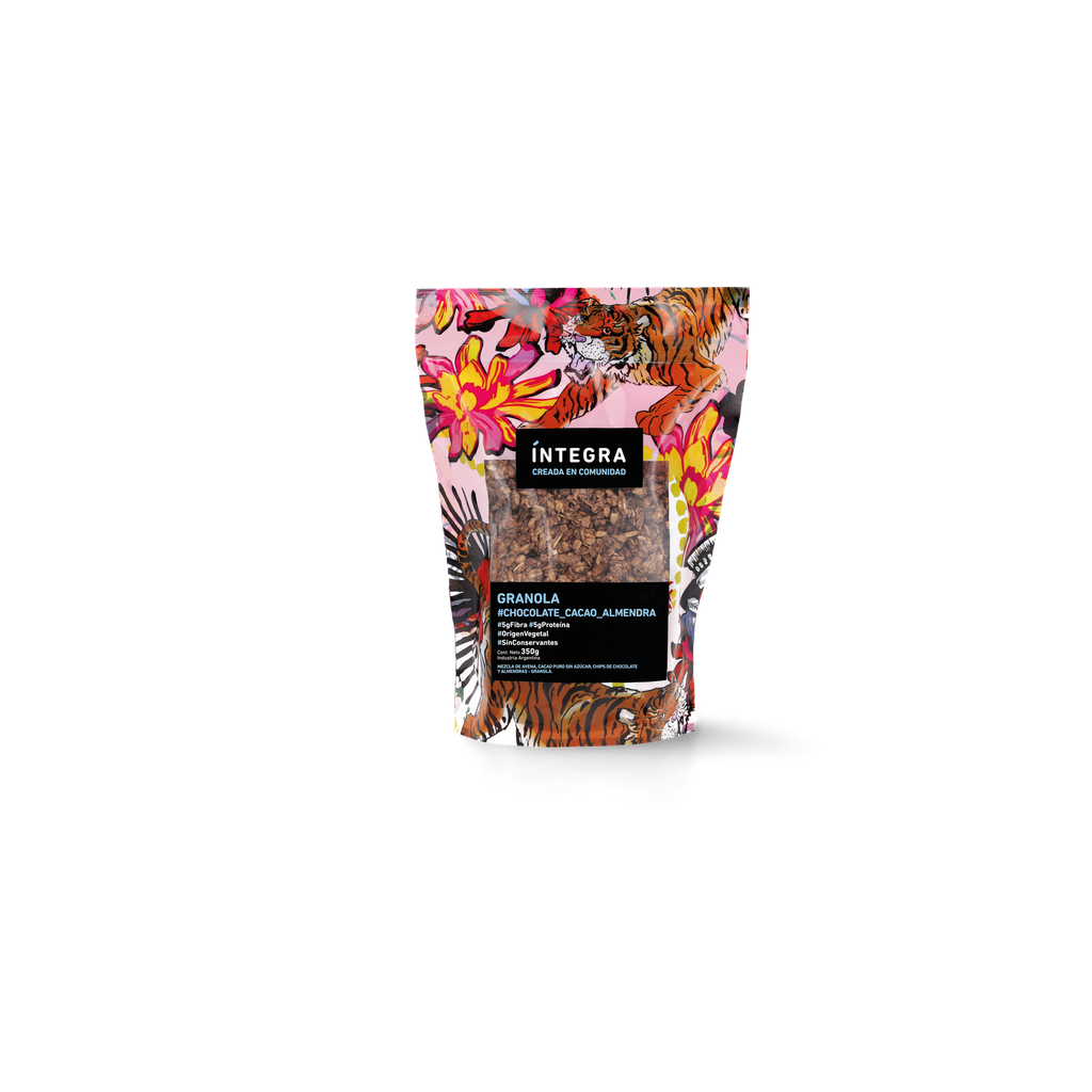 Granola Integra Chocolate, Cacao y Almendra x350g (x45)