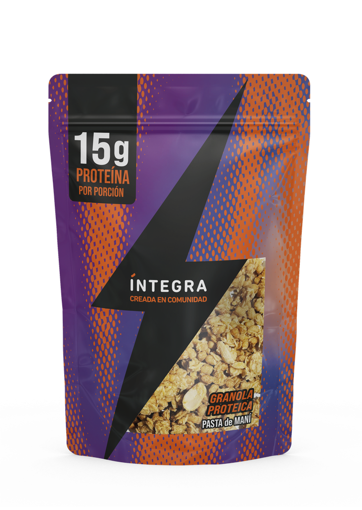 Granola Integra Proteica Pasta de Maní x250g (x45)