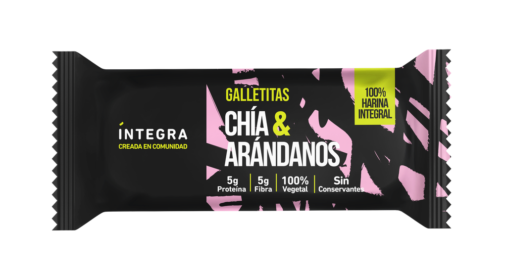 Galletitas Integra Arándanos y Chía x72g (x40)