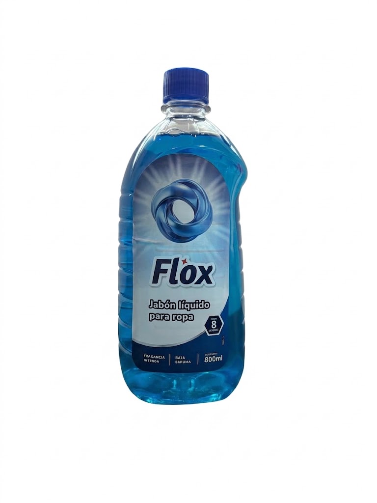 Jabon Líquido Para Ropa Flox x800ml (x15)