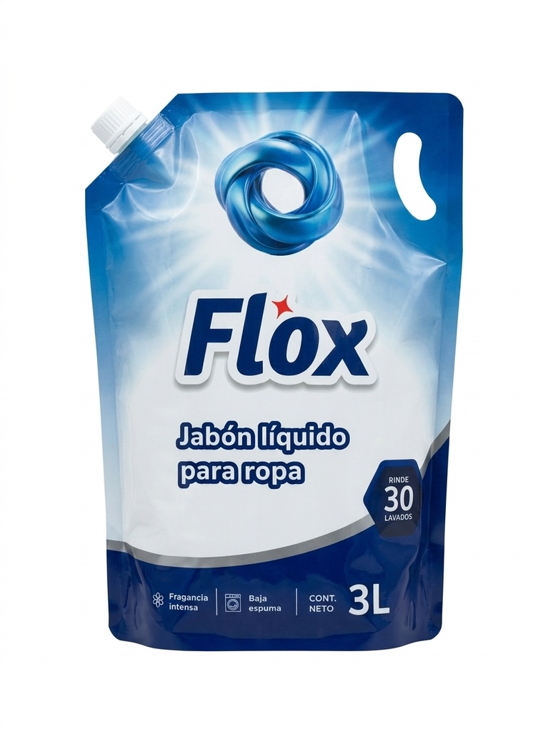 Jabon Líquido Para Ropa Flox DP x3L (x4)