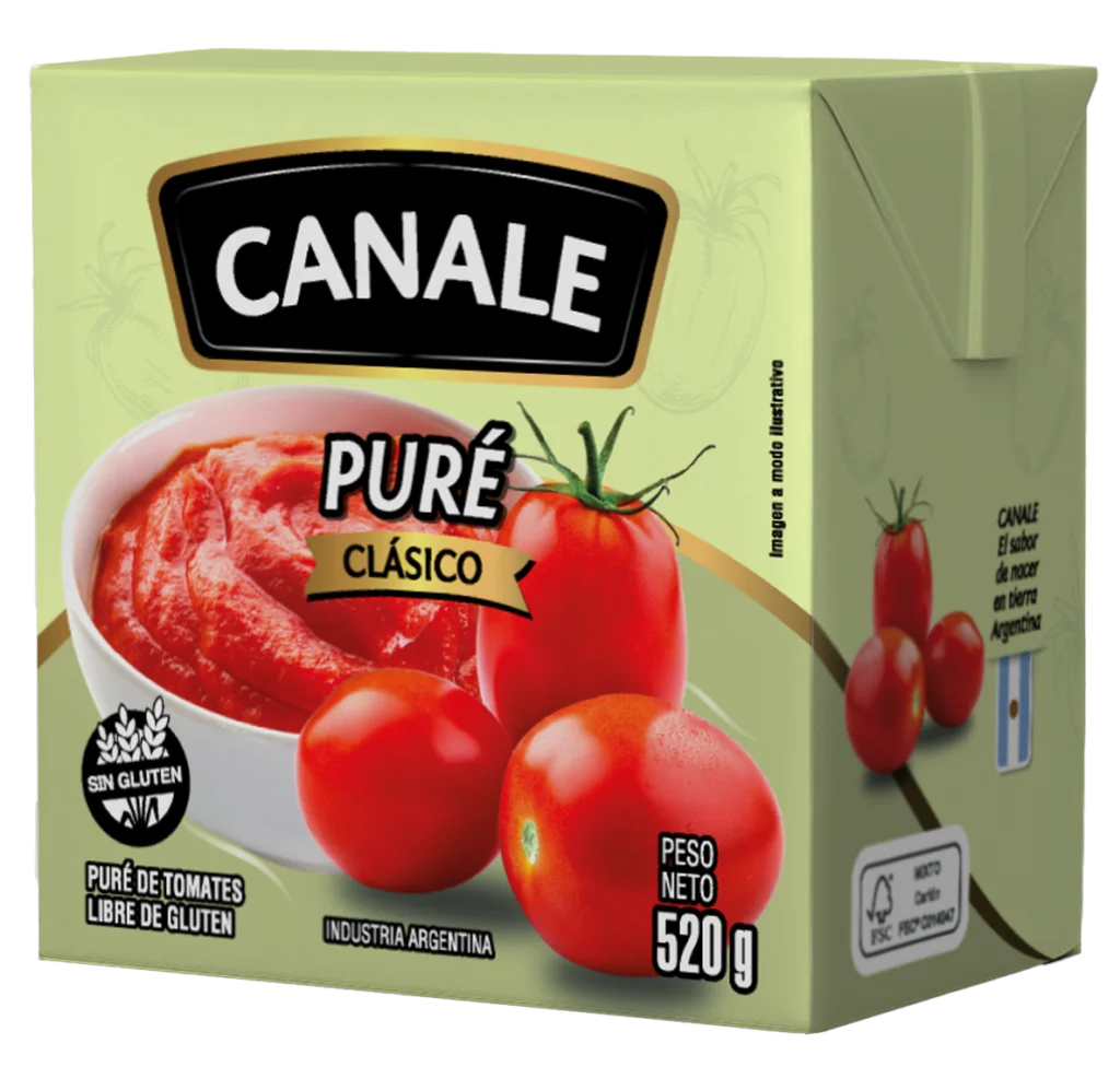 Puré de Tomates Canale x520g (x12)