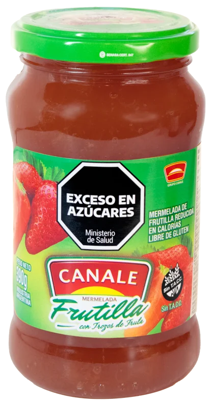 Mermelada Canale Light Frutilla x390g (x12)