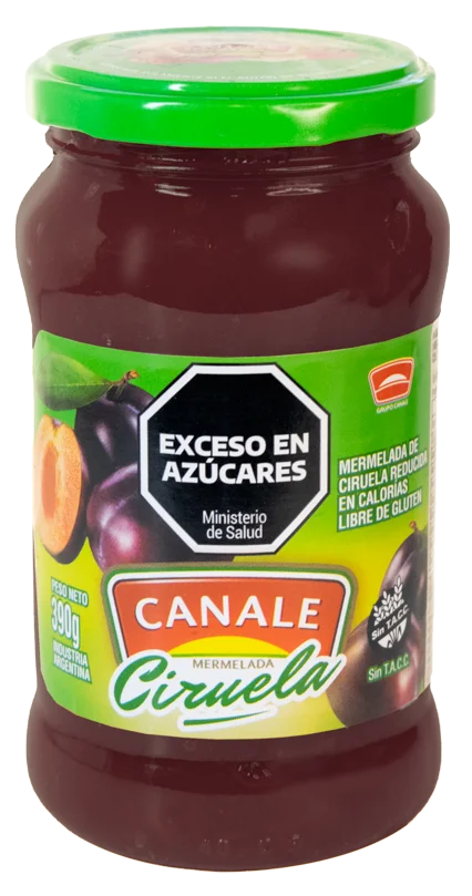 Mermelada Canale Light Ciruela x390g (x12)