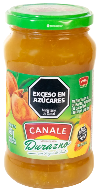 Mermelada Canale Light Durazno x390g (x12)