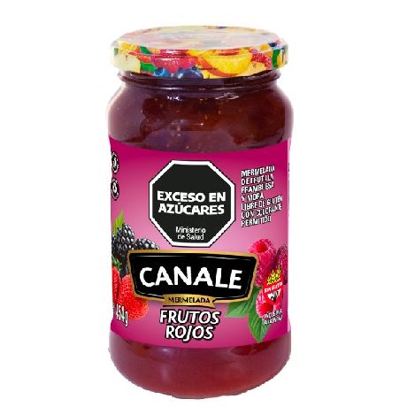Mermelada Canale Frutos Rojos x454g (x12)