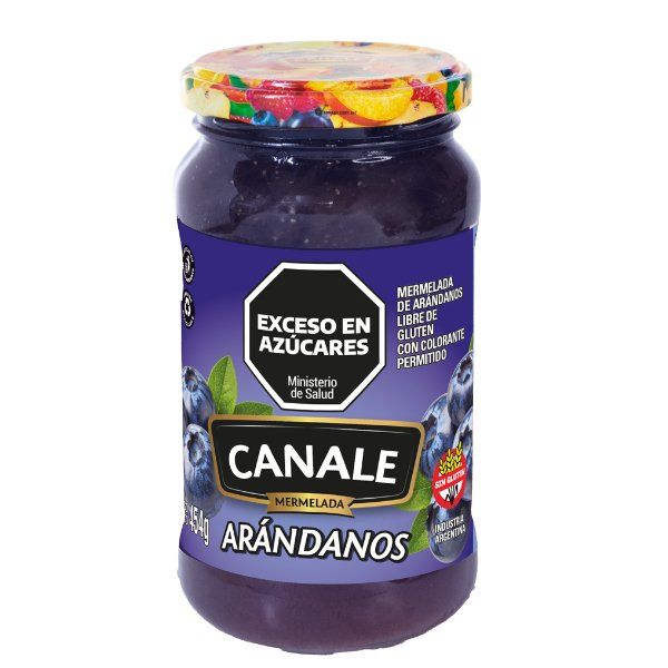 Mermelada Canale Arándanos x454g (x12)
