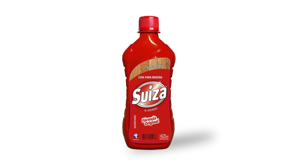 Cera para Madera al Solvente Suiza Natural x425ml (x12)