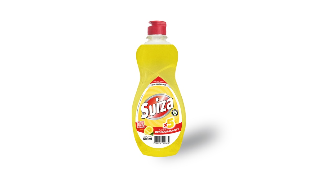 Detergente Suiza Limón x500ml (x18)