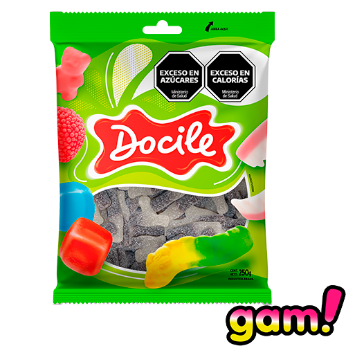 Goma Docile Botella Cola Ácida x250g (x12)