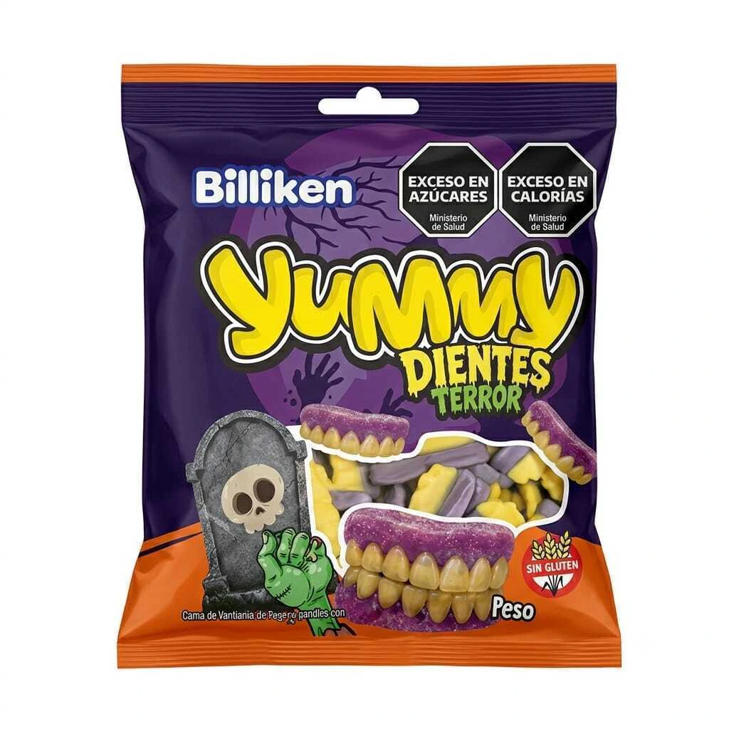 Goma Yummy Dientes Terror x500g (x6)