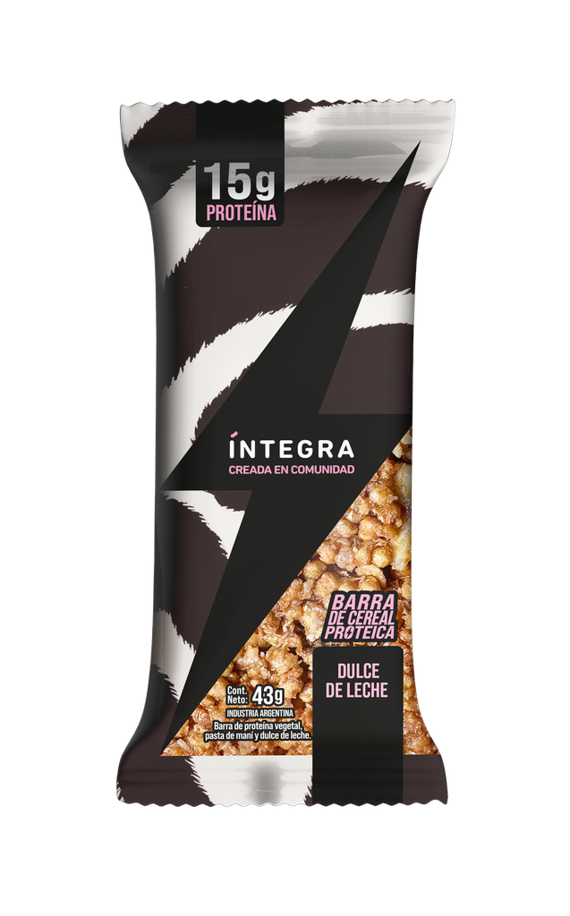 Barra Integra Proteica Dulce de Leche x43g (16x10)