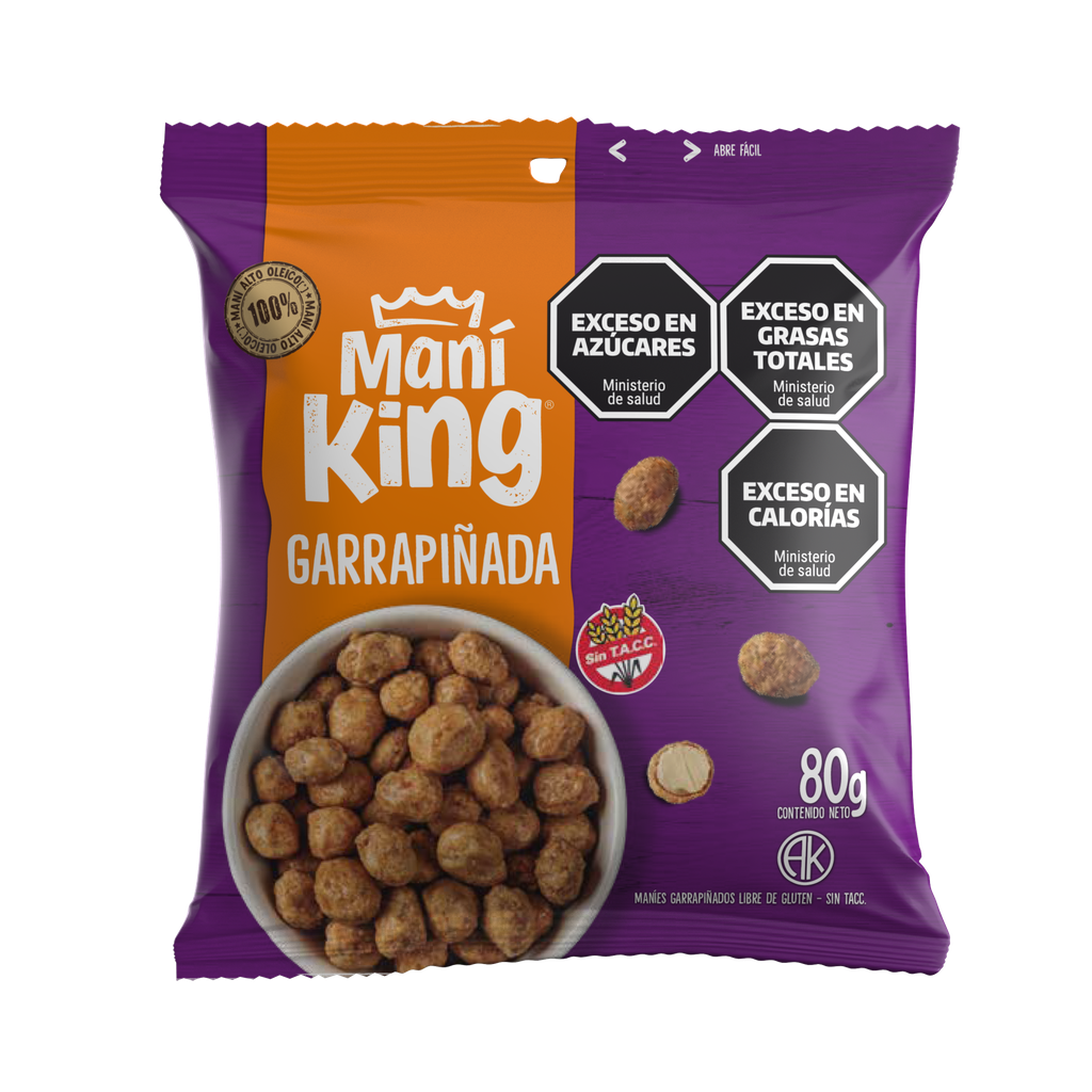 Garrapiñada Maní King x80g (x20)