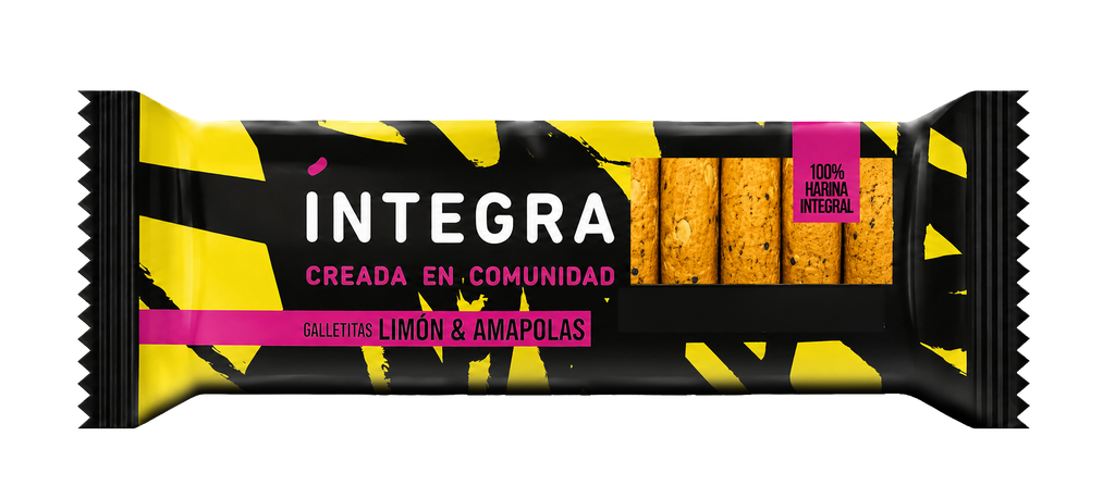 Galletitas Integra Limón y Amapolas x200g (x30)
