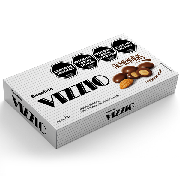 Estuche Vizzio Almendras x70g (x36)