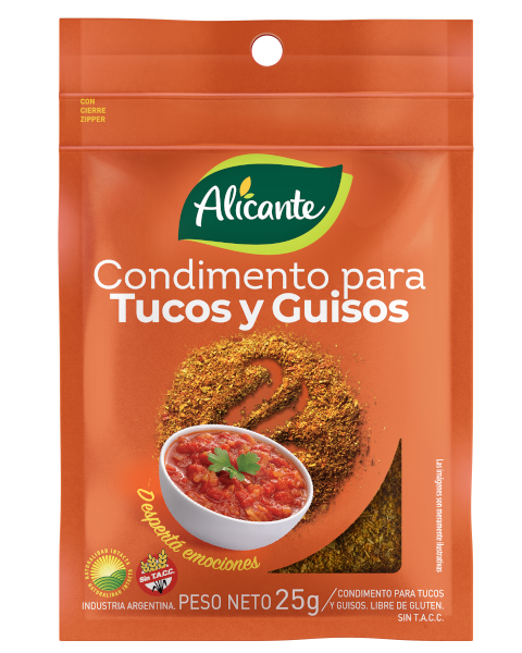Condimento Para Tucos y Guisos Alicante x25g (x12)
