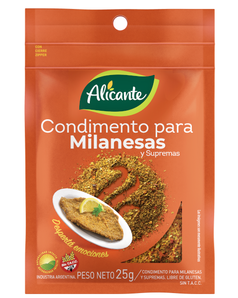 Condimento Para Milanesas Alicante x25g (x12)