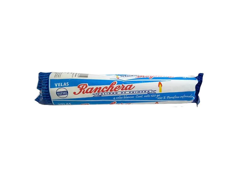 Velas Ranchera Refinada 4x120g (x25)
