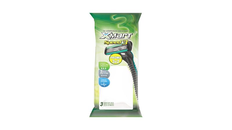 Afeitadora Hombre Xmart Speed T3 36x3 hojas