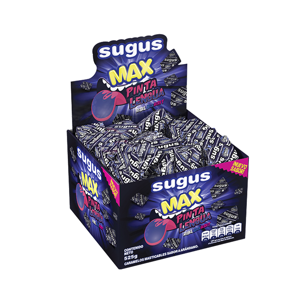 Sugus Max Pintalengua 12x70u