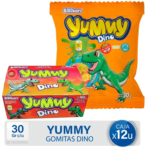 Gomitas Yummy Dino 12x30g (12x12)