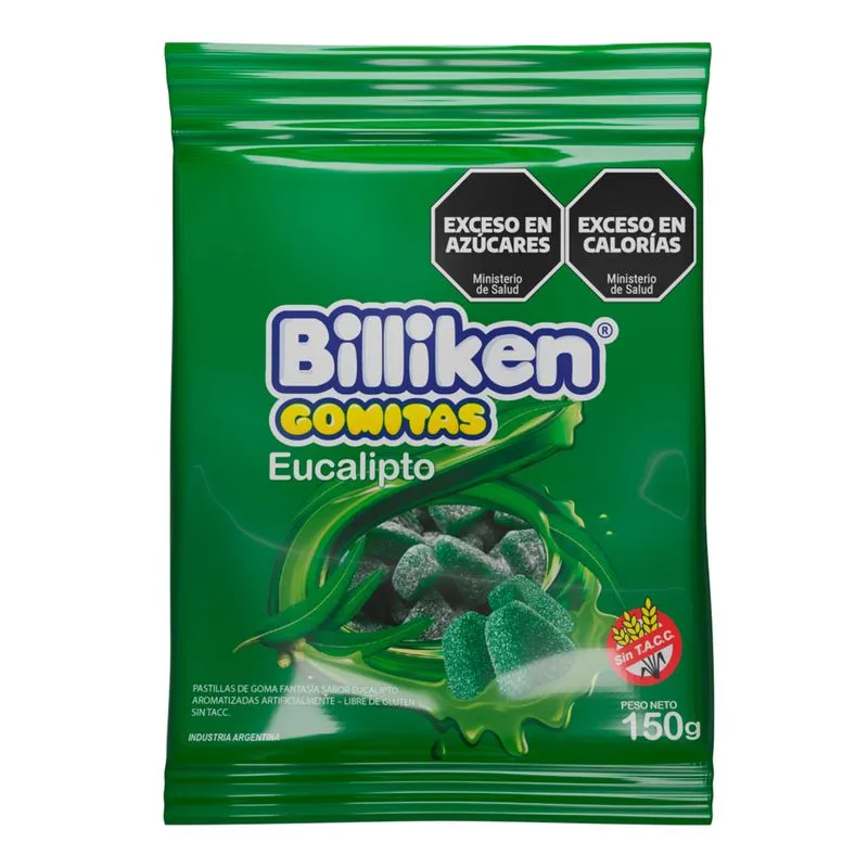 Gomitas Billiken Eucalipto 24x150g