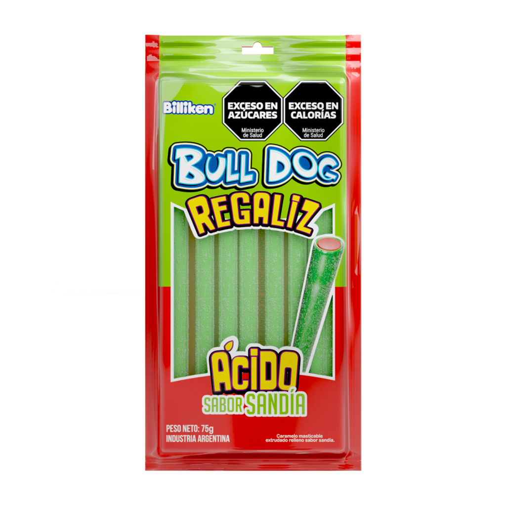 Tubito Bulldog Sandía x75g (x24)
