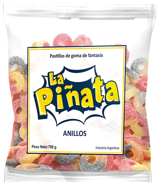 Goma La Piñata Anillos x700g (x8)