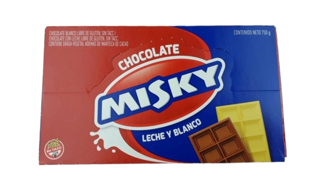 Chocolate con Leche Misky 30x25g.      