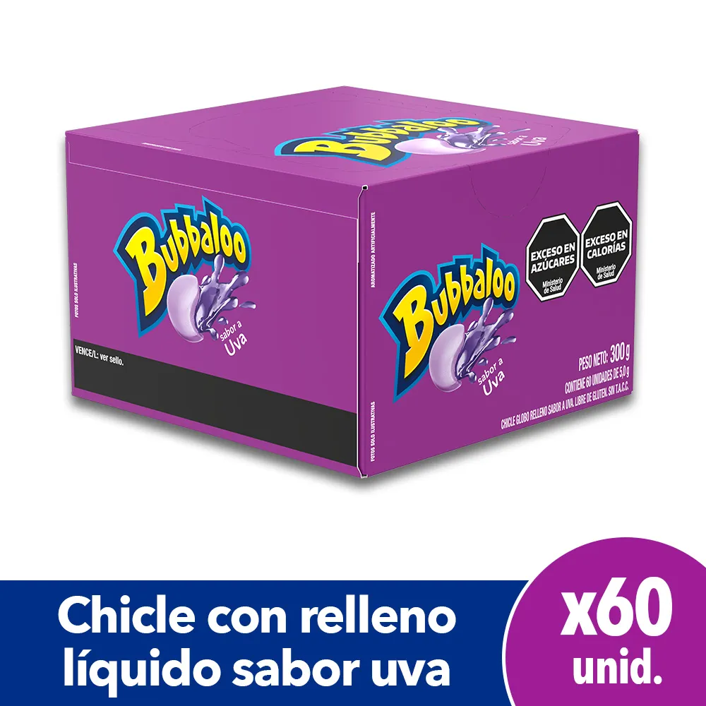 Bubbaloo Uva 1x32x60u