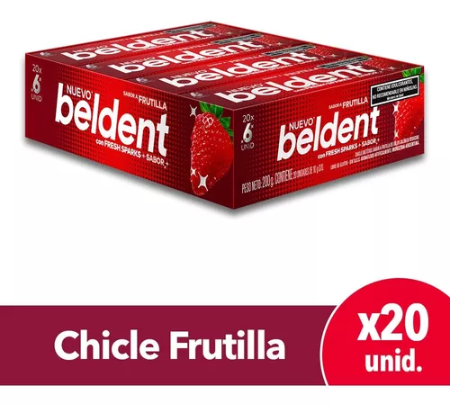 Beldent Frutilla 20x20u 200g