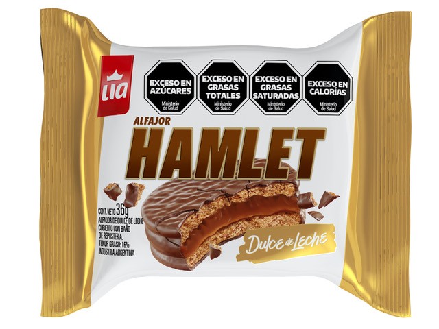 Alfajor Hamlet Simple Dulce de Leche 56x36g.