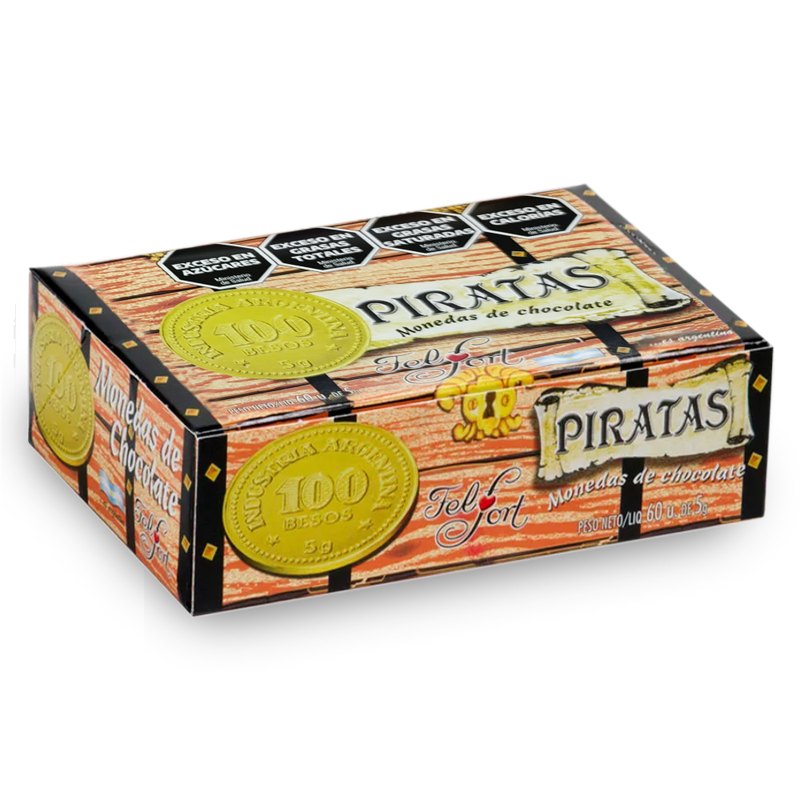 Moneda Piratas Felfort 60x5g (24x60)
